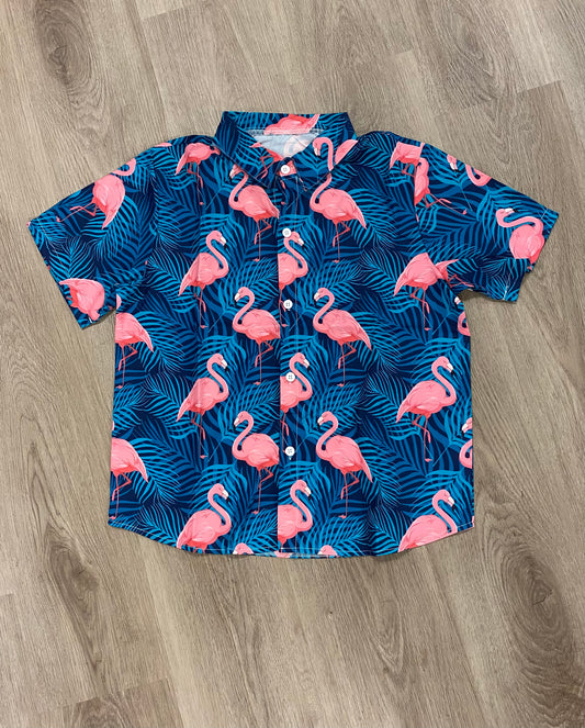 Flamingo Button Up Shirt