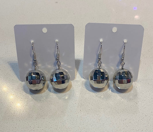 Disco Ball Dangle Earrings