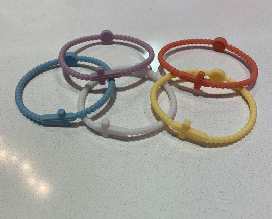 Cross Silicone Bracelets