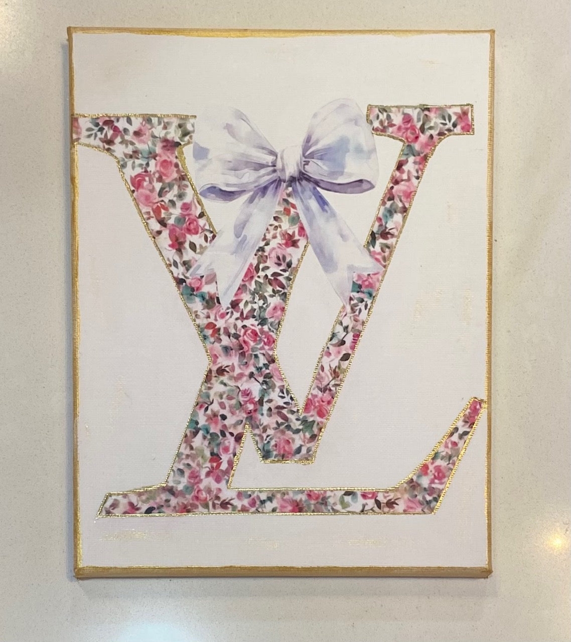 LV Custom Canvas Art