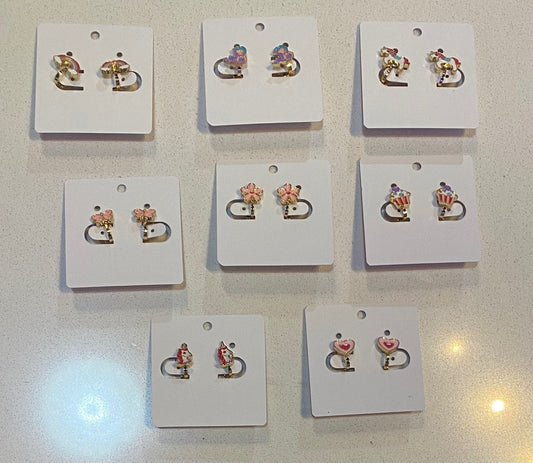 Gold Clip On Earrings Assorted