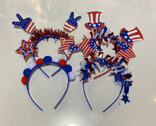 Patriotic Headbands- Assorted