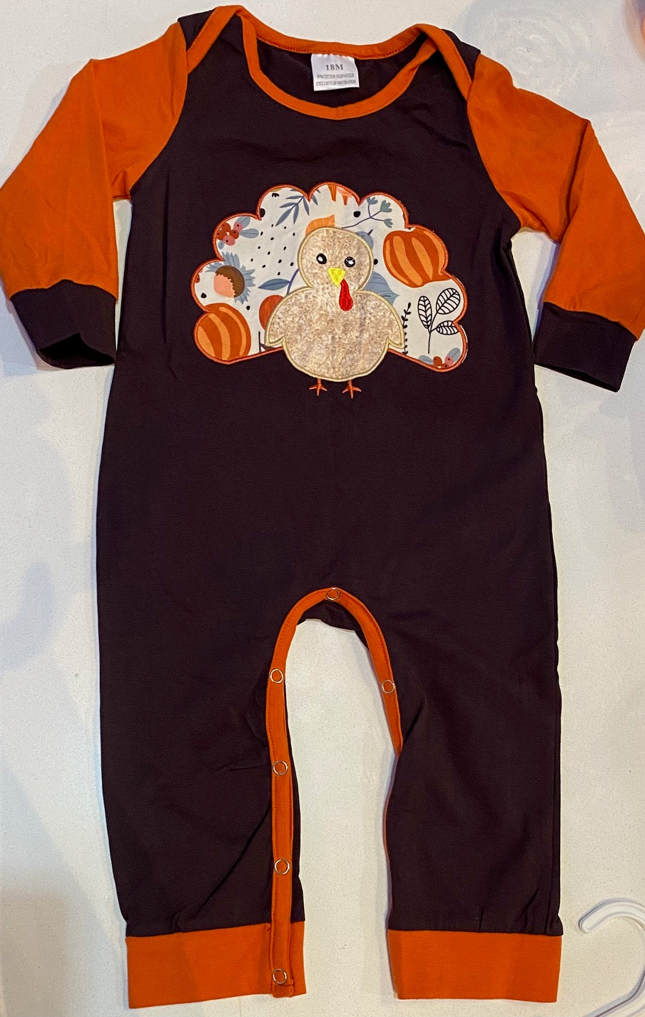 Turkey Applique Romper