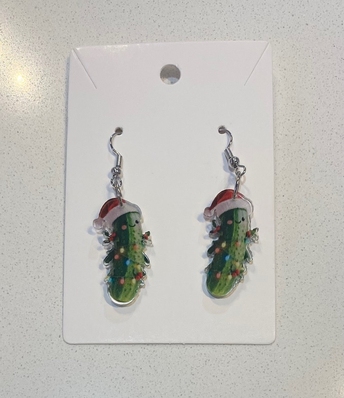 Christmas Pickle Dangle Earrings
