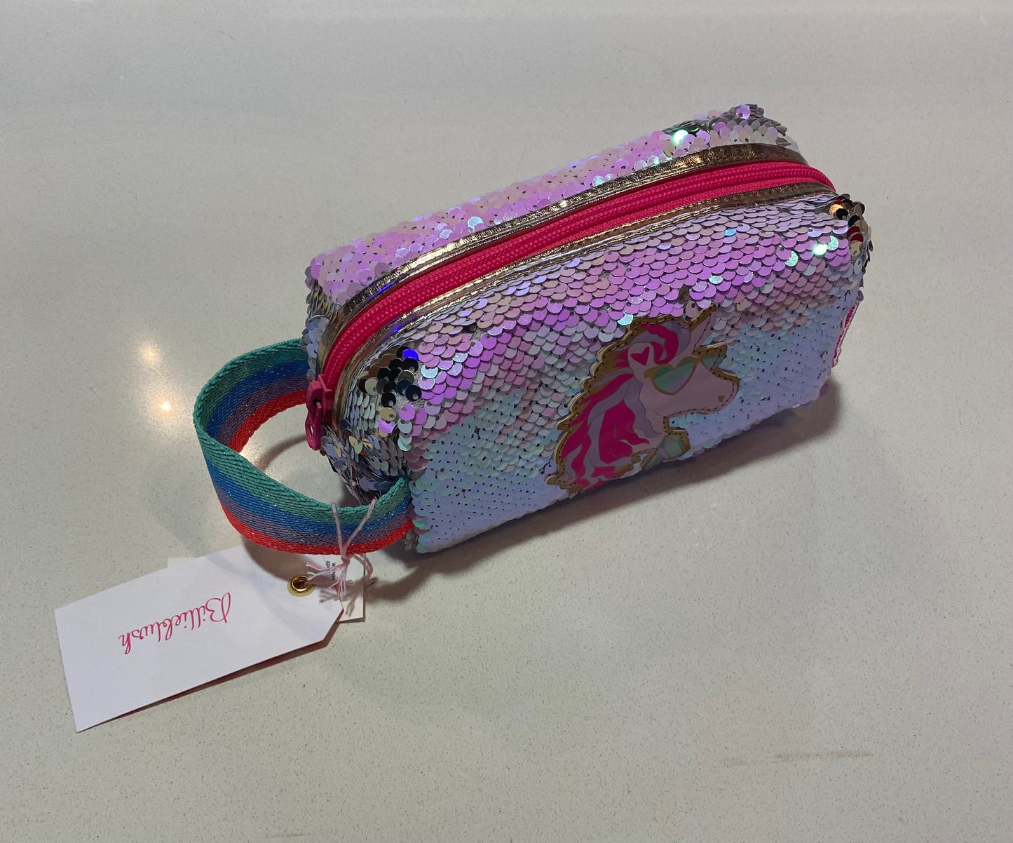 Sequins Unicorn Pencil Case