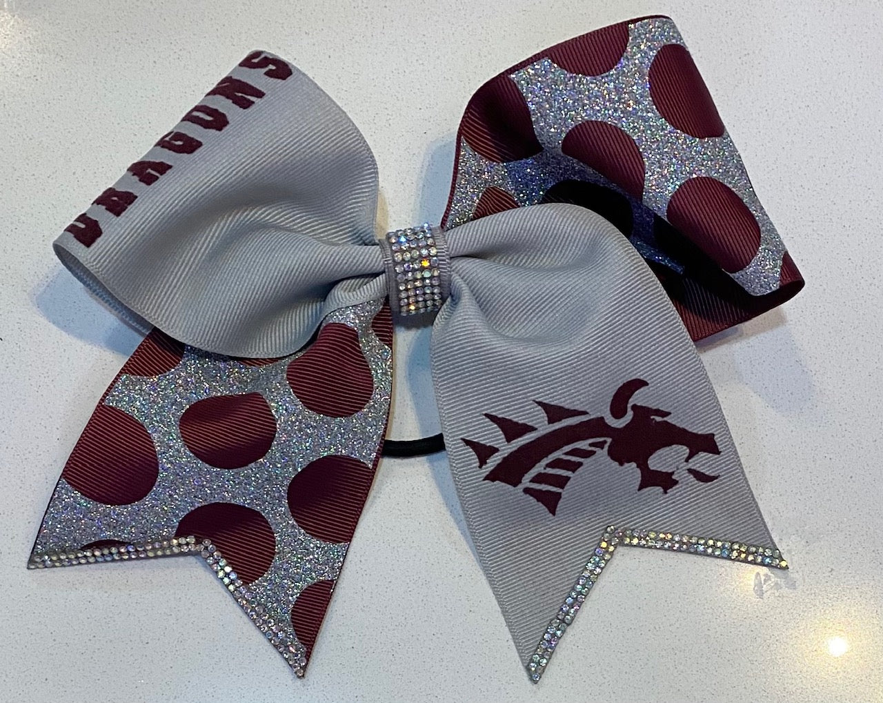 Custom Dragons Hair Bows-Assorted