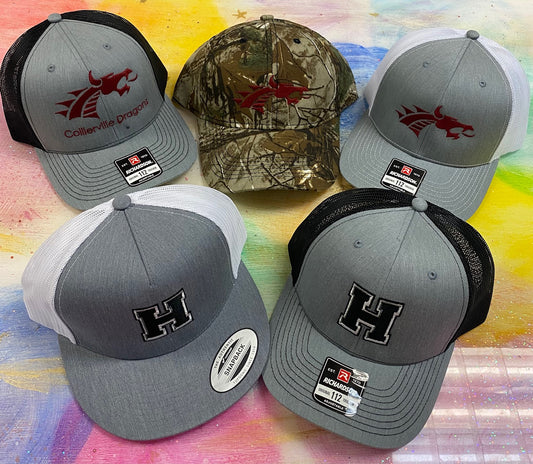 Local School Embroidered Hats- Assorted