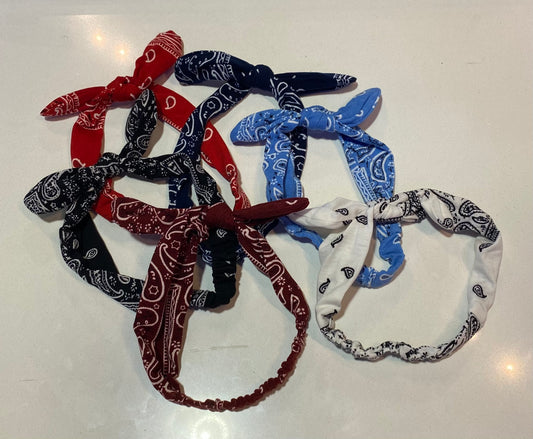 Bandana Headbands- Assorted