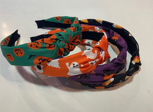 Halloween Fabric Headbands- Assorted