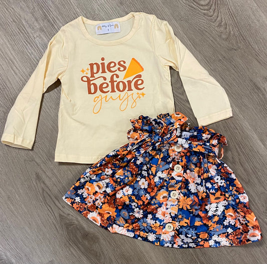 Guys Before Pies Skirt Set