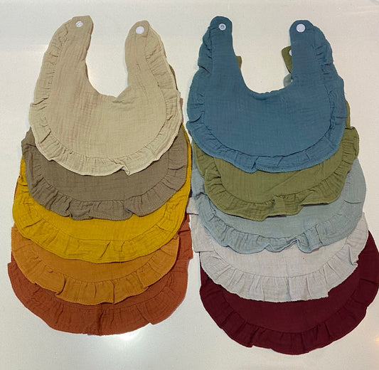 Muslin Bibs- Assorted