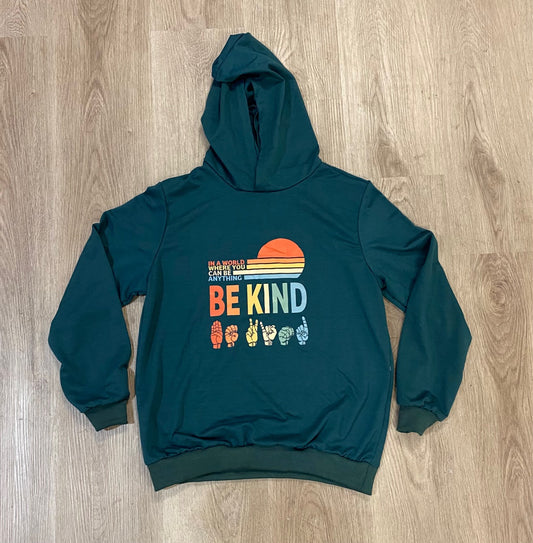 Be Kind Hoodie Long Sleeve