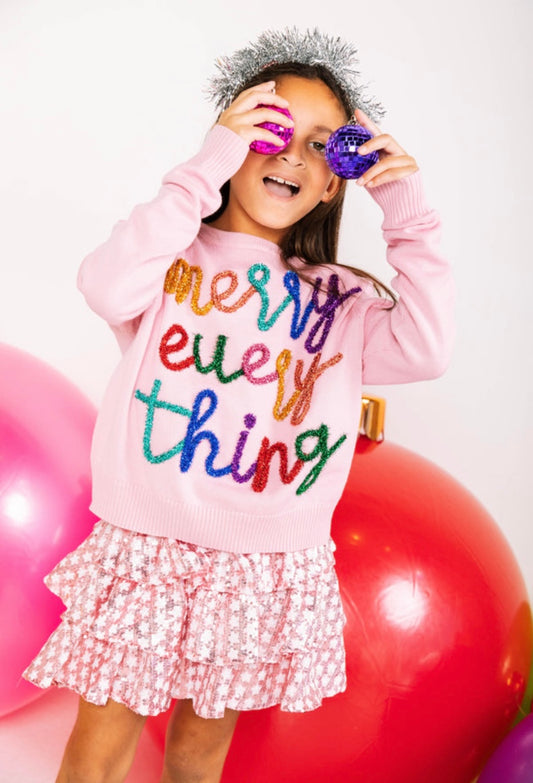 Queen of Sparkles Merry Everything Sweater