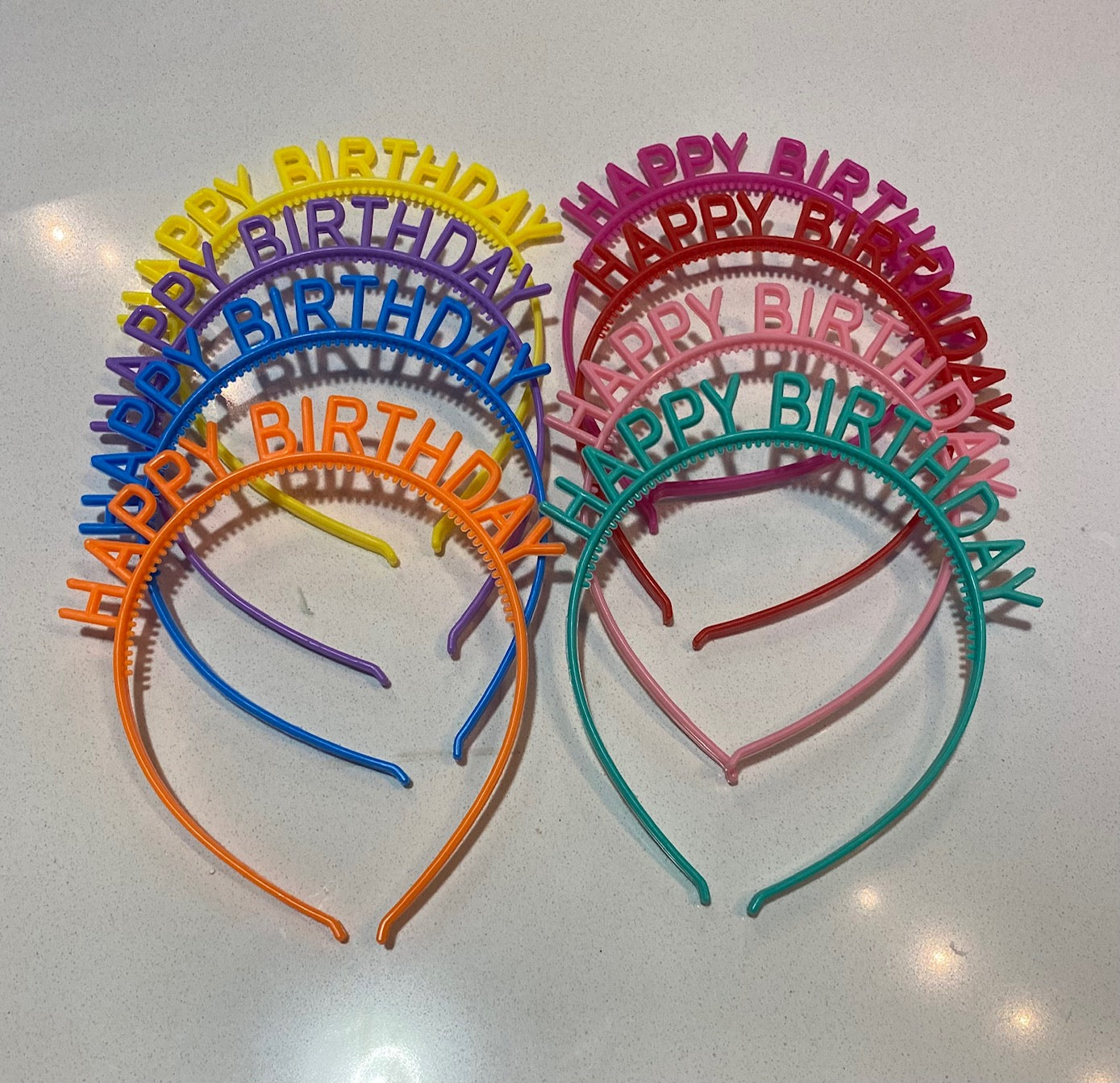 Happy Birthday Headbands- Assorted