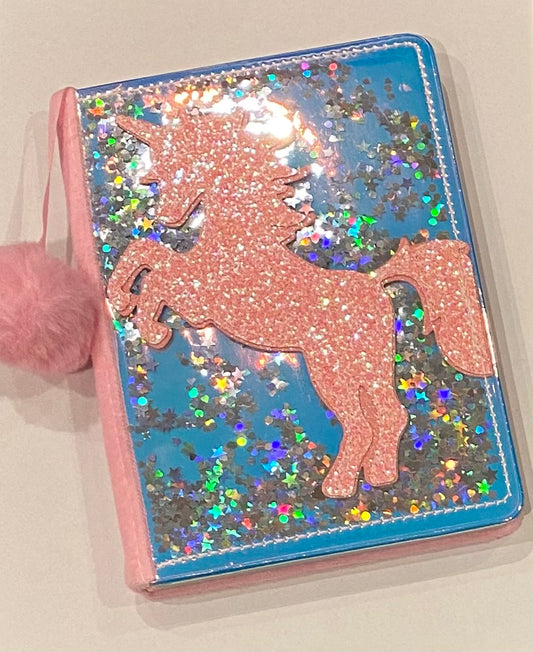 Unicorn Glitter Journal