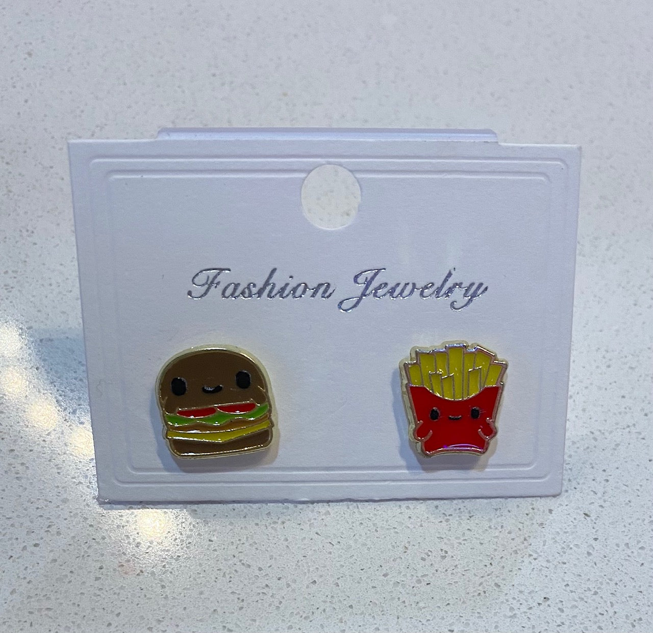 Burger & Fries Stud Earrings