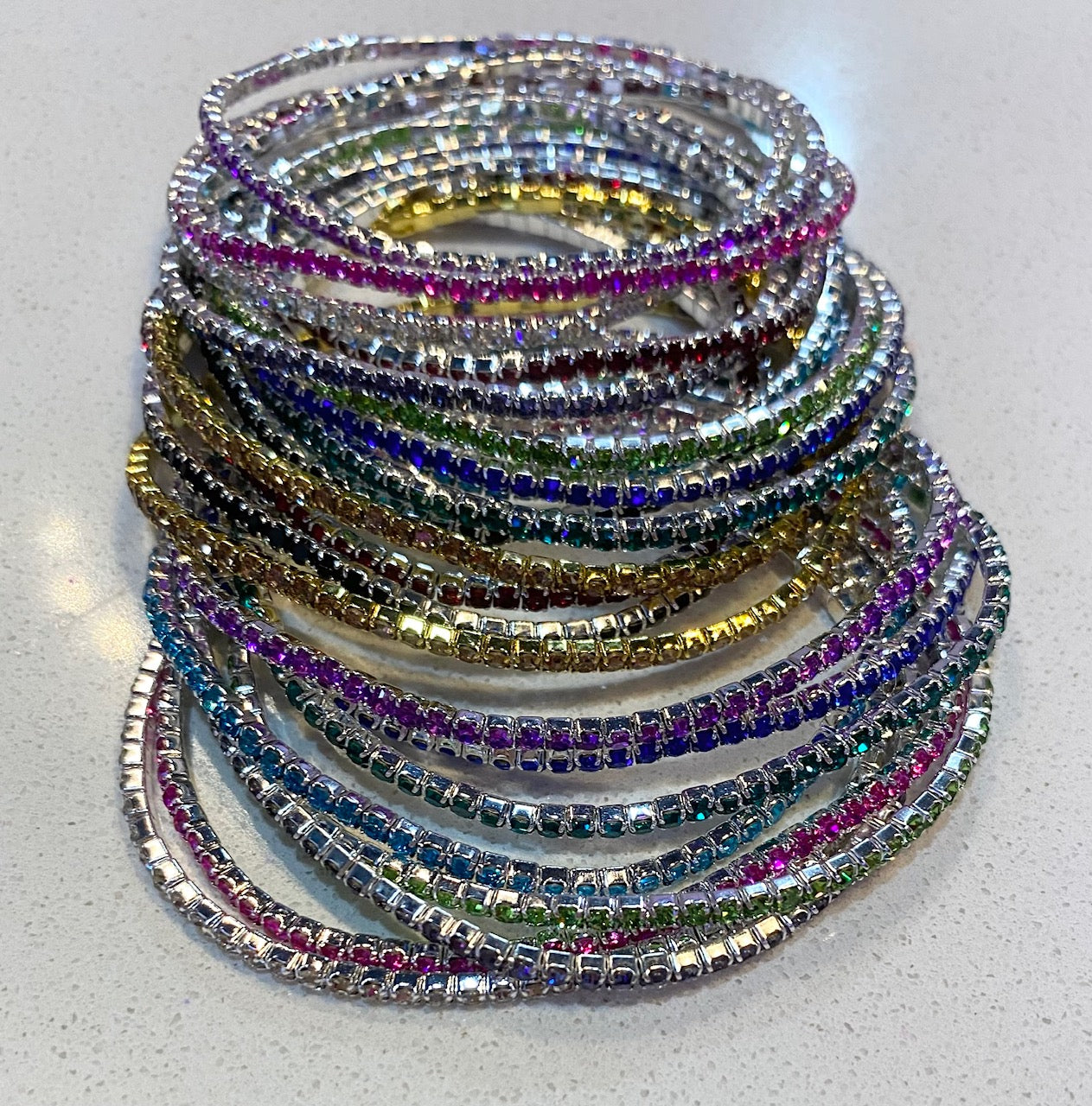 Rhinestone Stretchy Bracelets