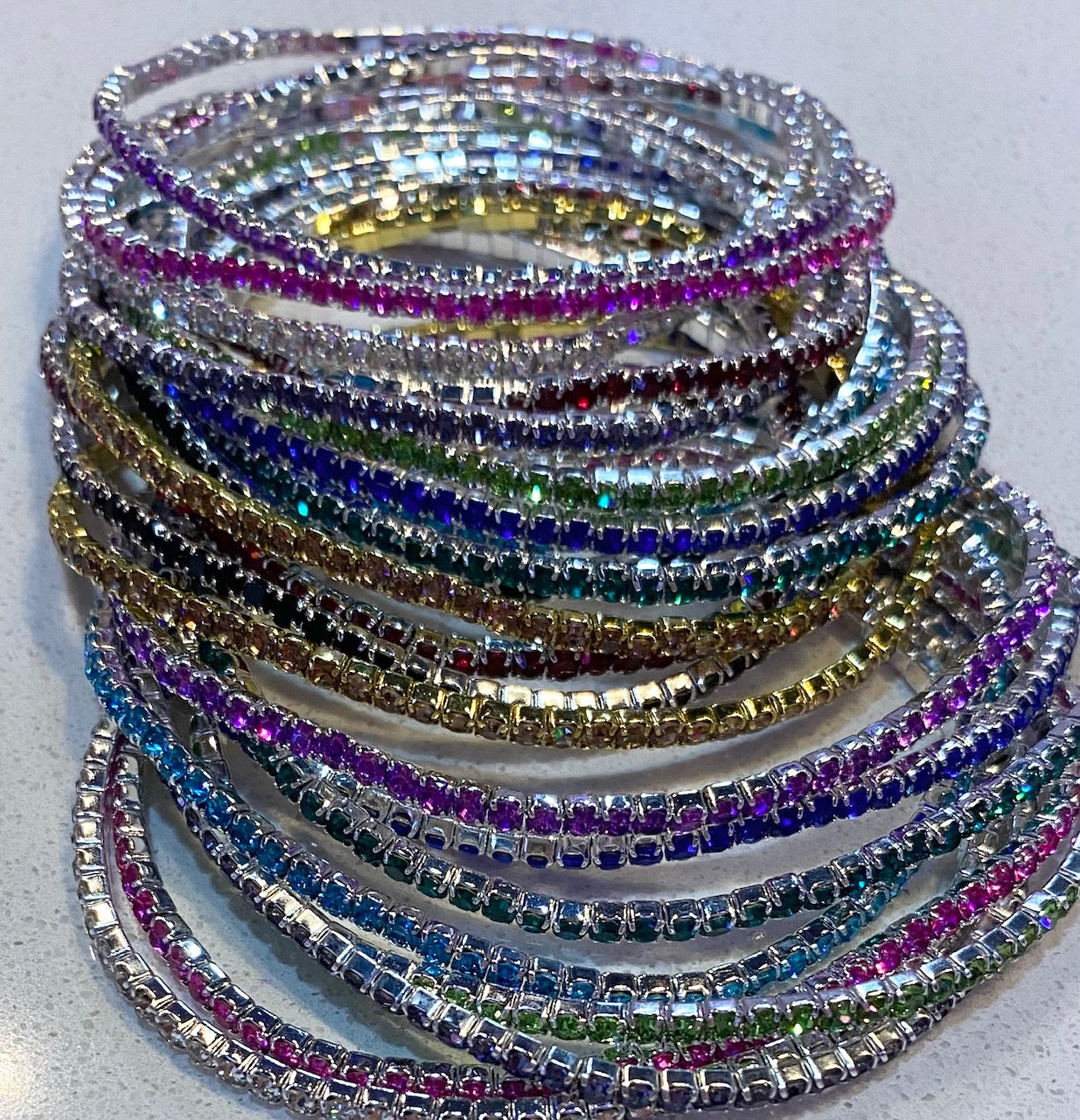 Rhinestone Stretchy Bracelets