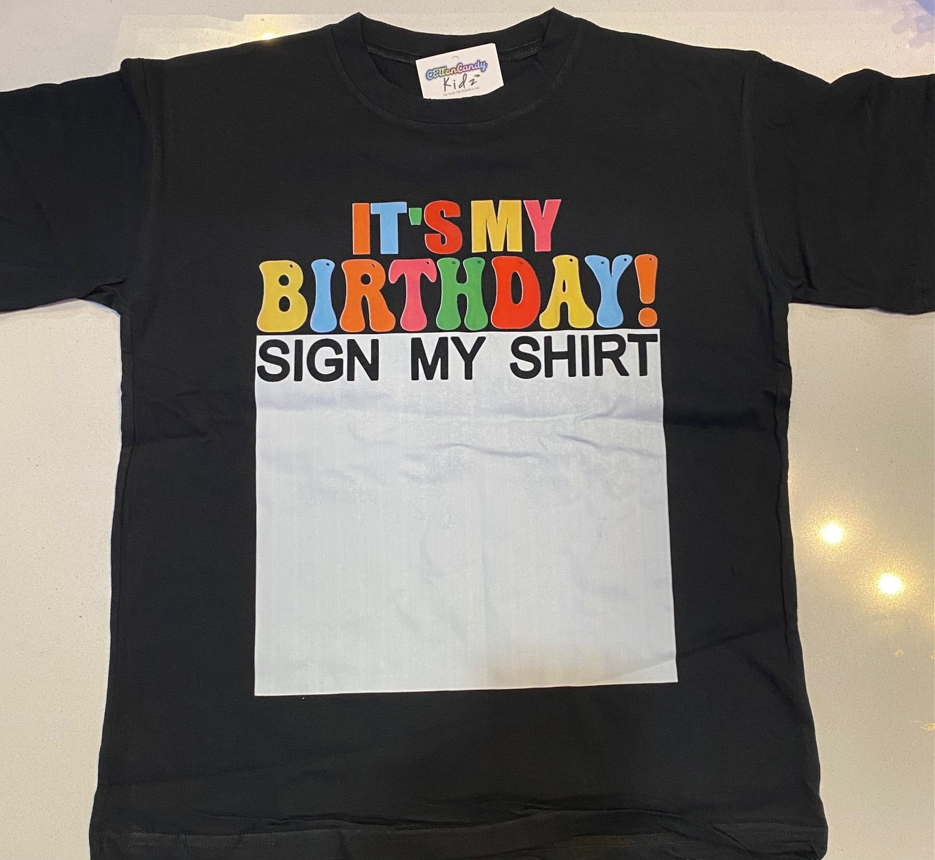 Birthday Sign My Shirt