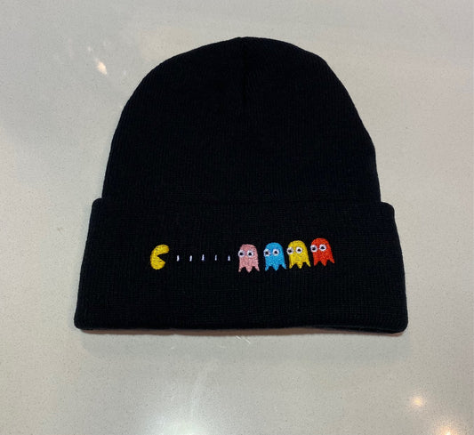 Pac Man Embroidered Beanie