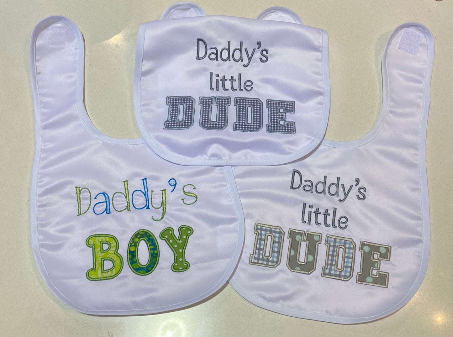 Embroidered Bibs- Assorted