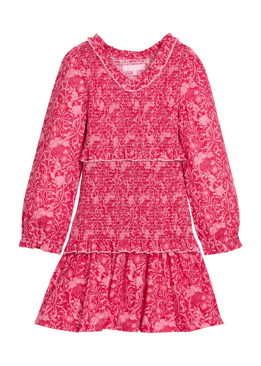 Indie Dress- Cambridge Crimson