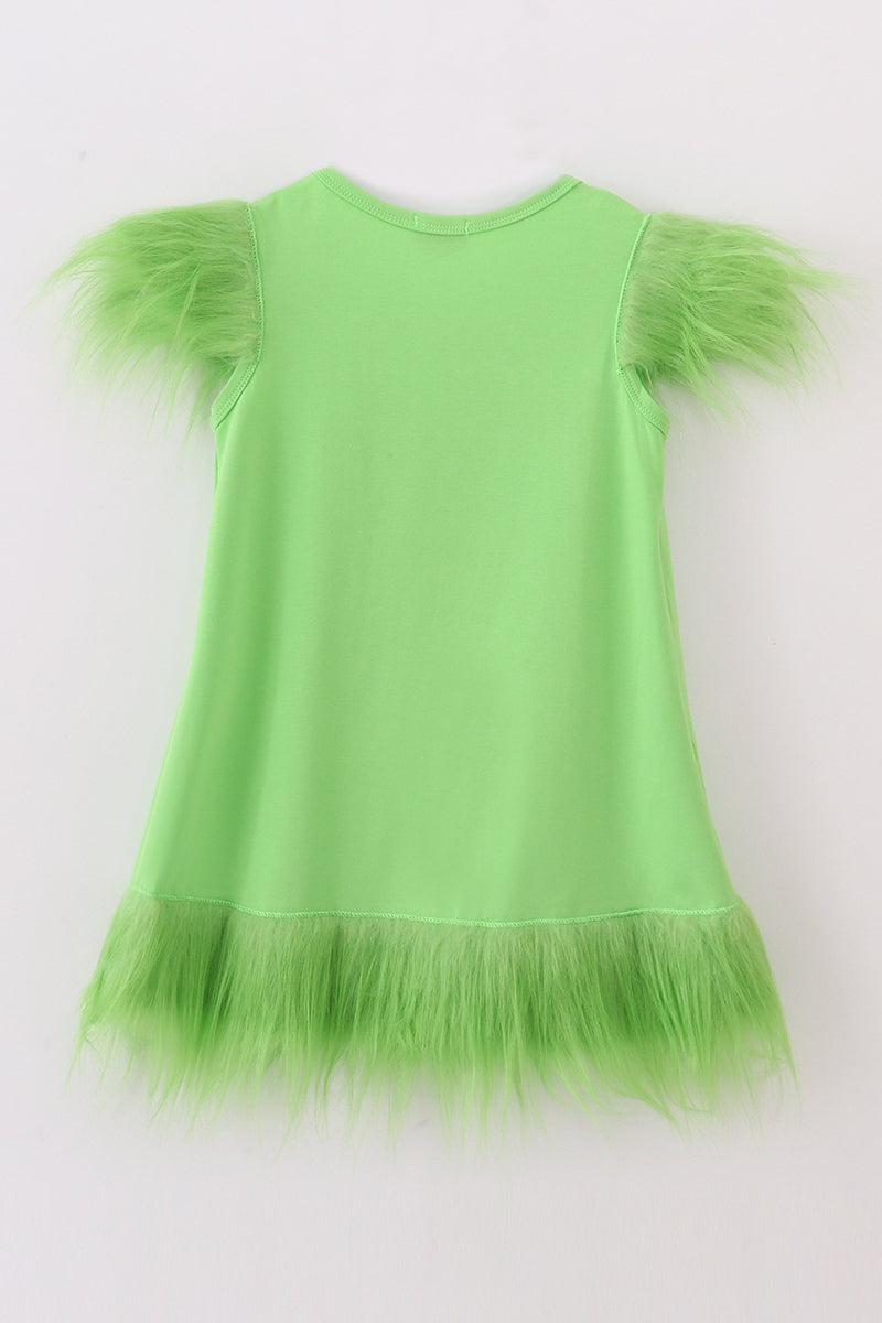 Basic Grinch Furry Dress