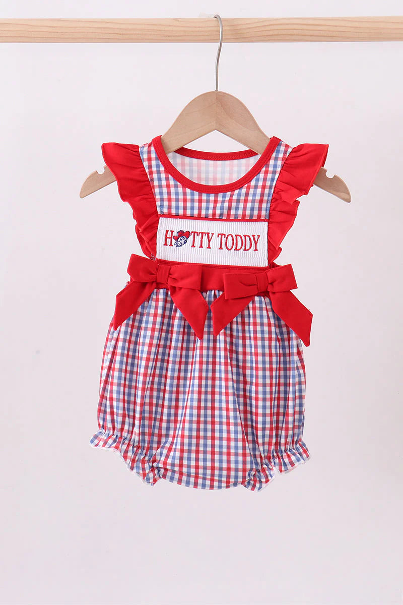 Hotty Toddy Smocked Bubble