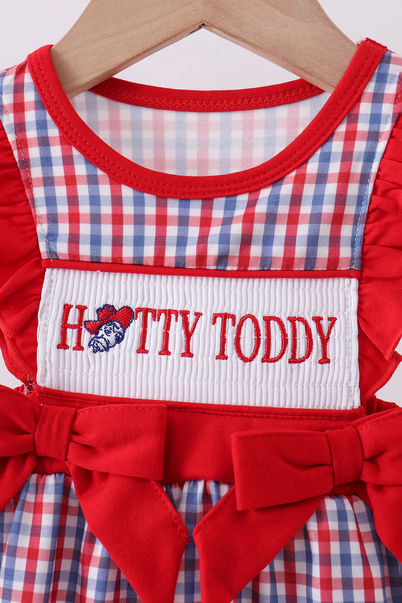 Hotty Toddy Smocked Bubble