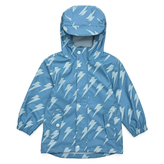 Lightning Bolt Recycled Waterproof Raincoat