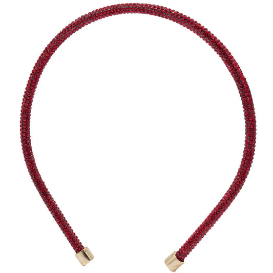 Red Rhinestone Thin Headband