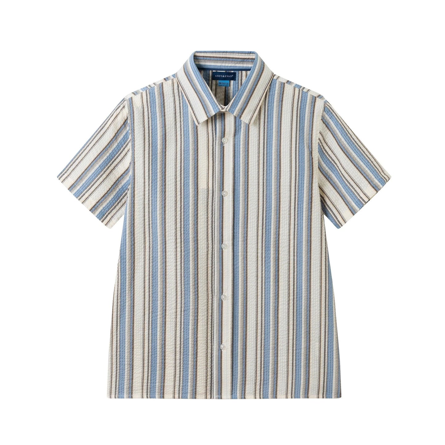 Puckered Stripe Buttondown