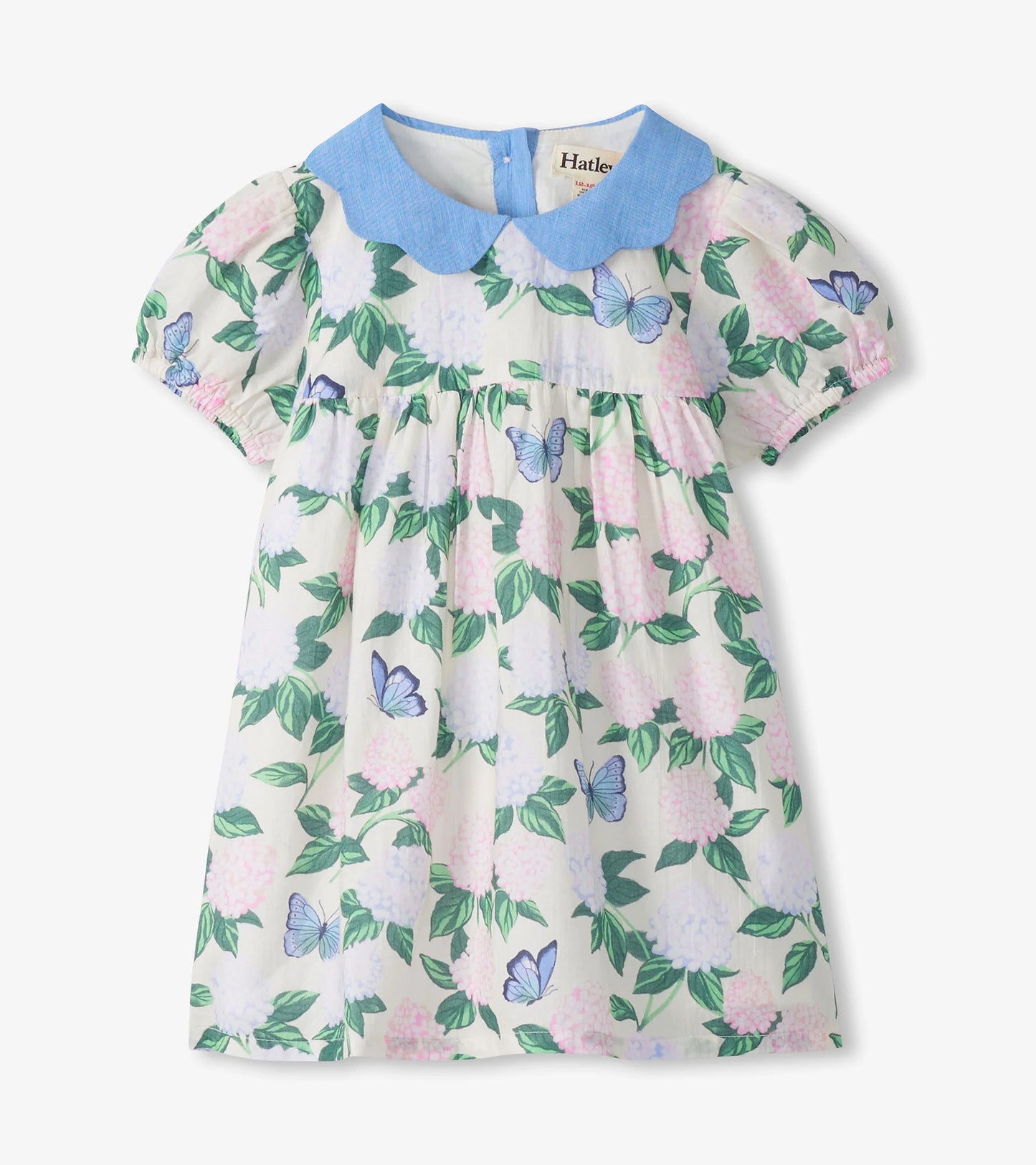 Enchanted Garden Woven Collar Dress