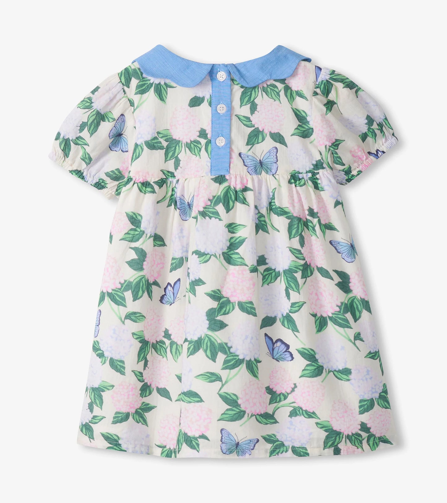 Enchanted Garden Woven Collar Dress