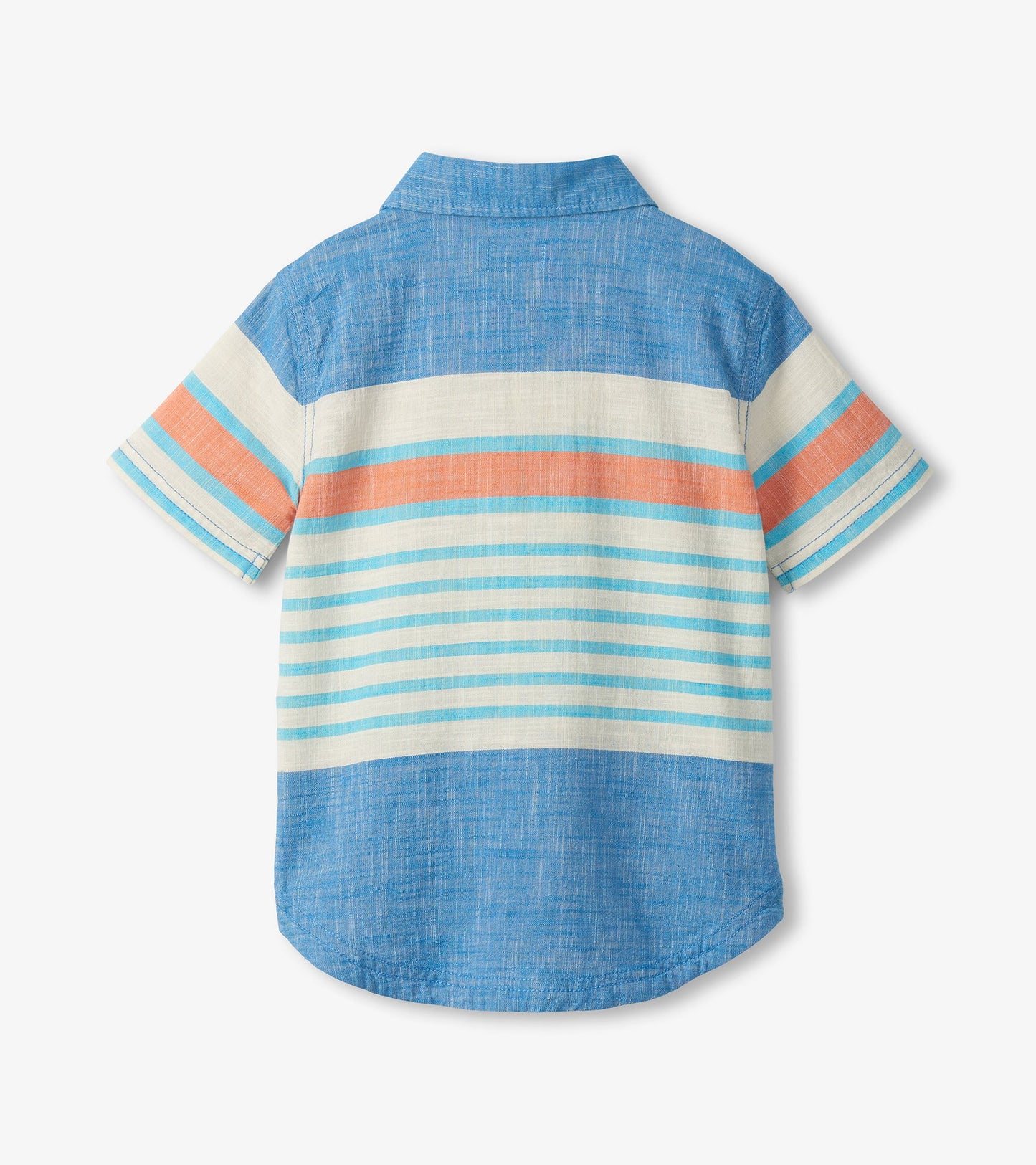 Fresh Stripes Chambray Button Down