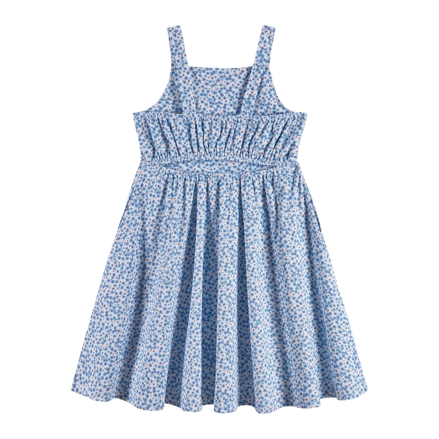 Floral Back Cutout Dress