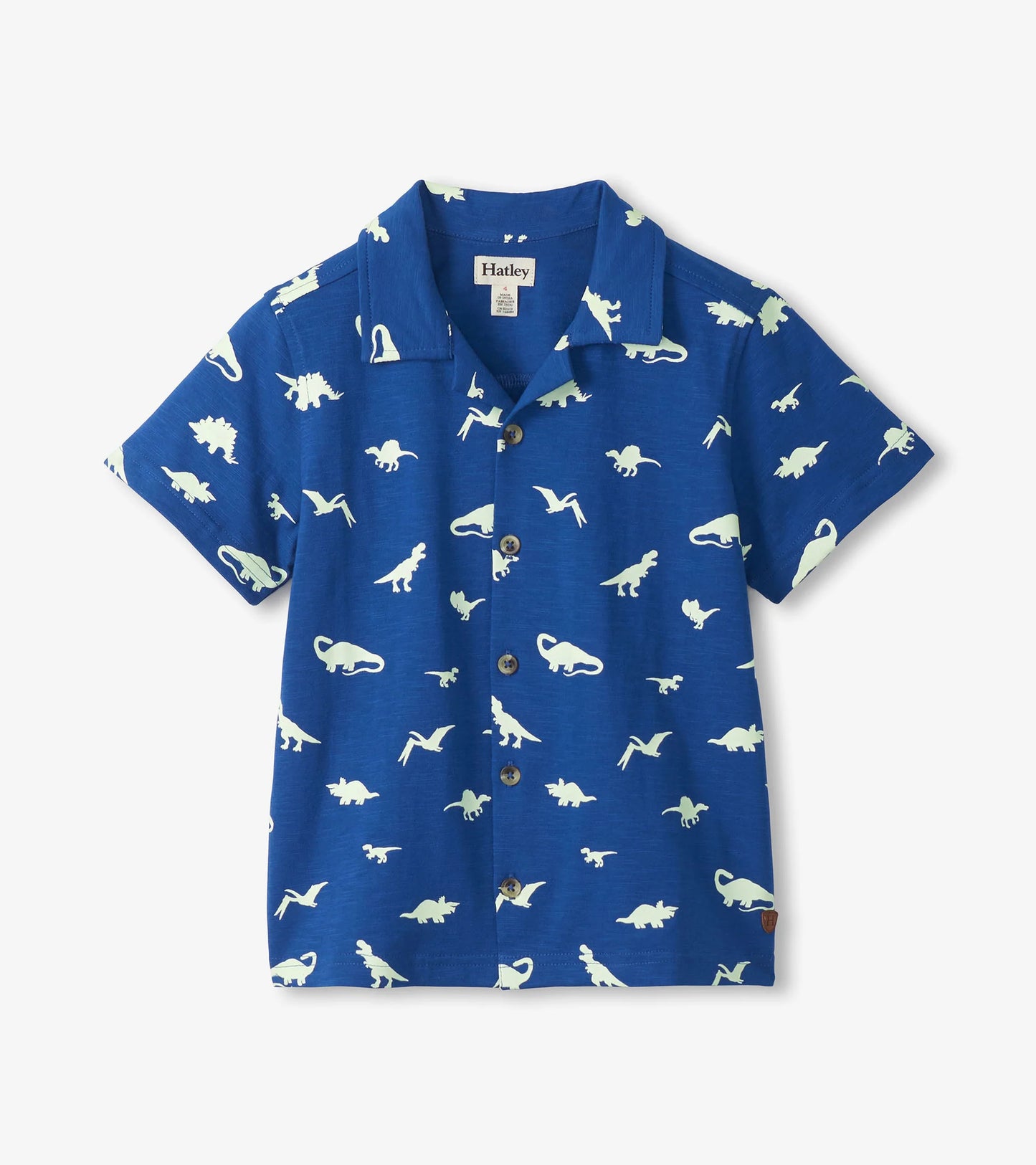 Glow In the Dark Dinos Button Down