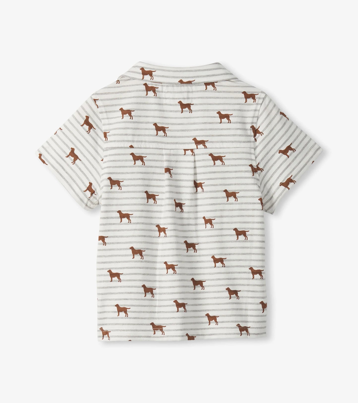 Little Pups Jersey Button Down Shirt