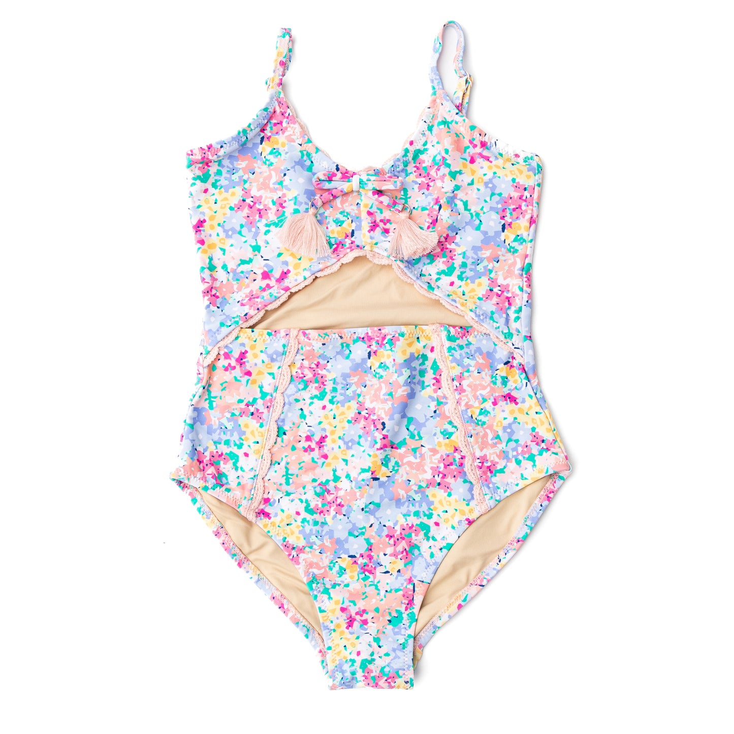 Spring Blooms Monokini One Piece Swimsuit