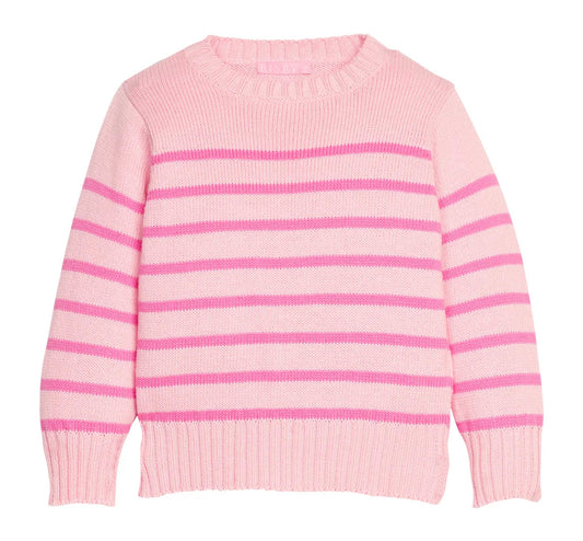 Pink Striped Sweater