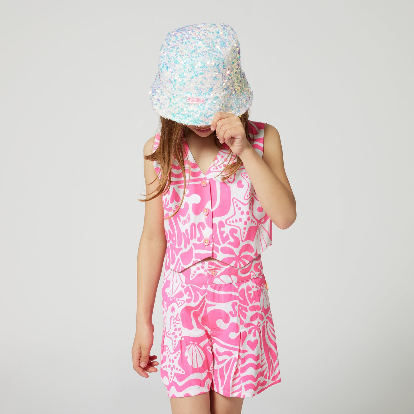 Billieblush Sequin Bucket Hat