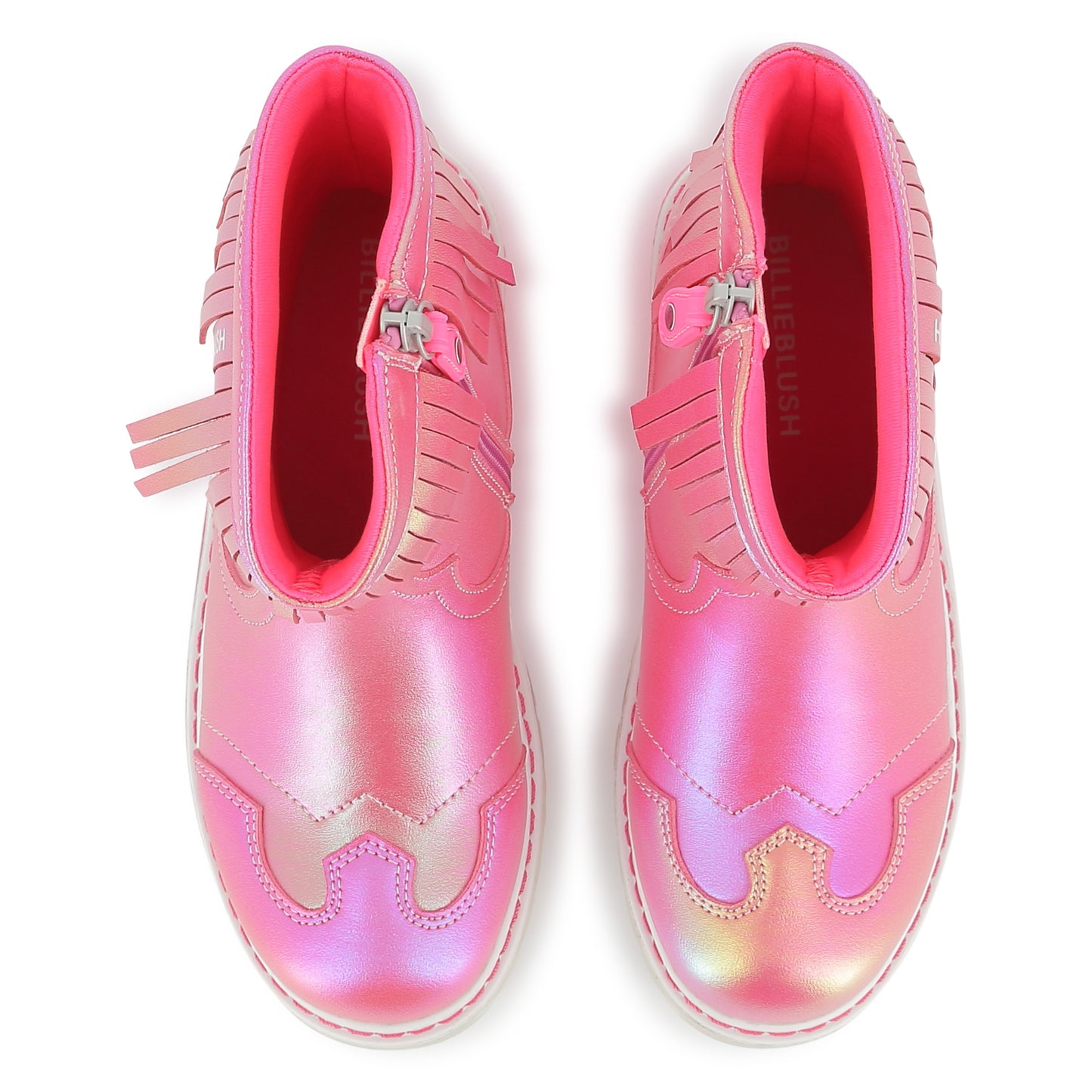 Billieblush Pink Metallic Western Boots