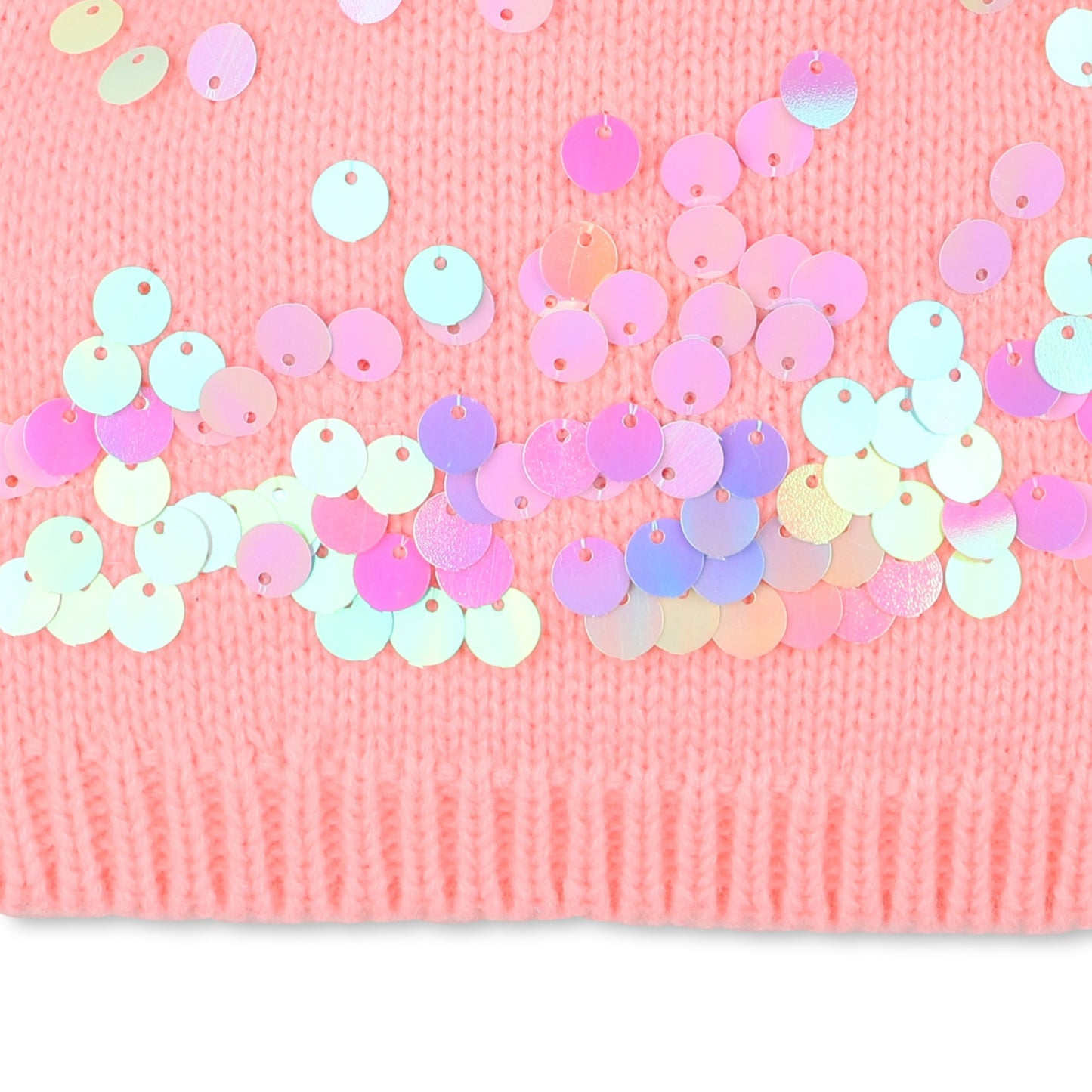 Billieblush Sequin Pink Beanie