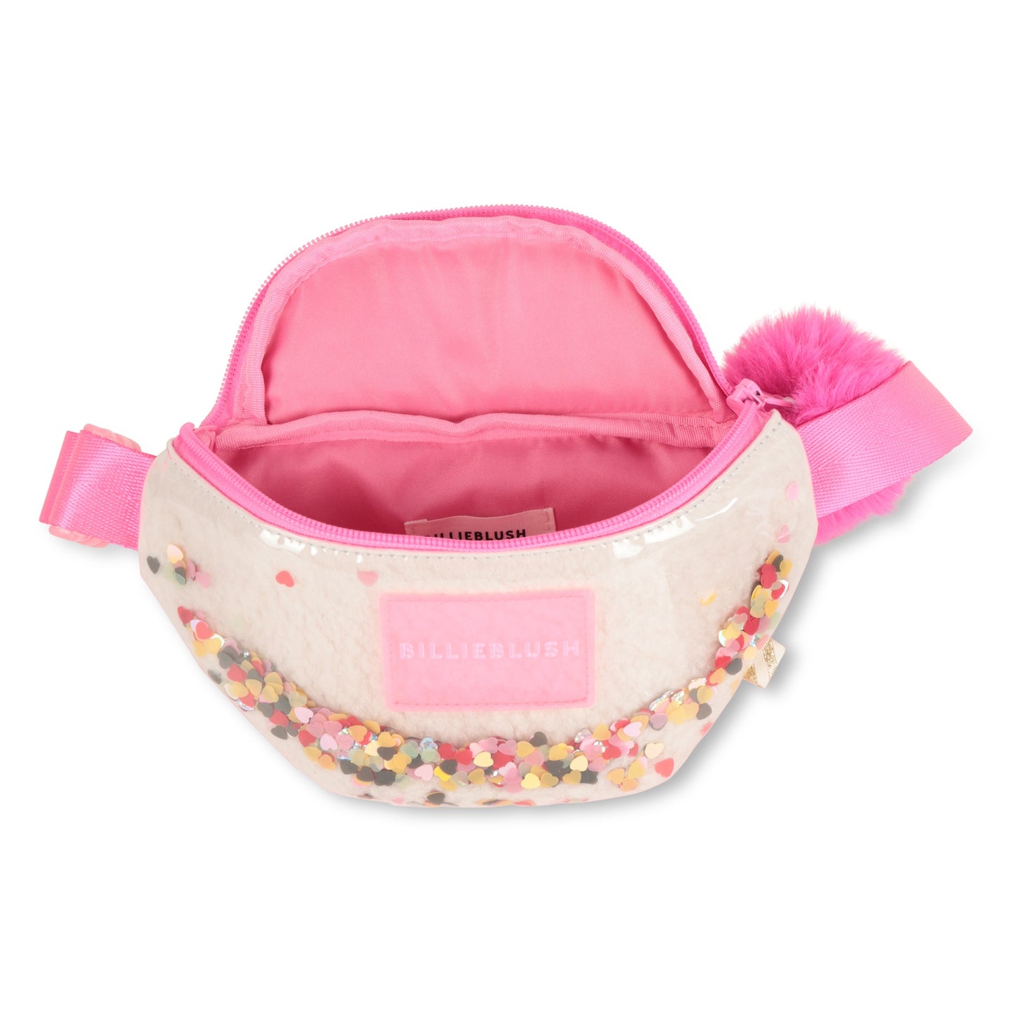 Billieblush Clear Glitter Fanny Pack