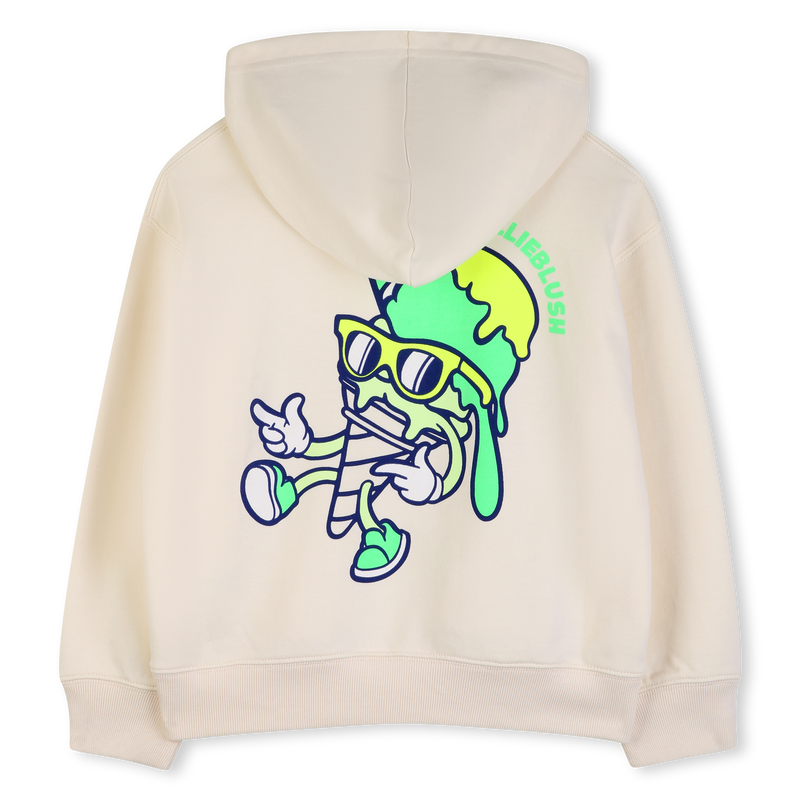 Graphic Back Hooded Sweatshirt