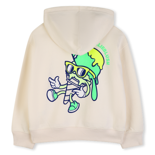 Graphic Back Hooded Sweatshirt