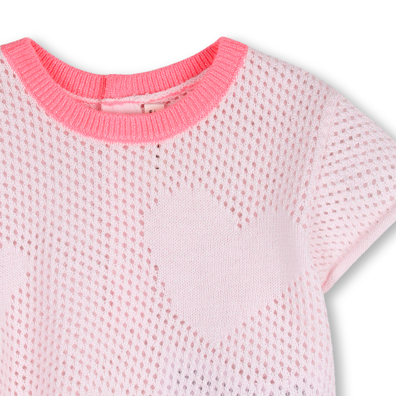 Billieblush Knit Heart Short Set