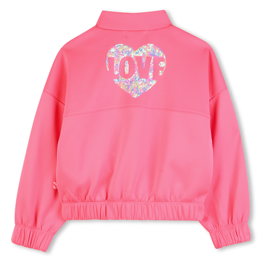 Billieblush Modal Love Zip Up Top