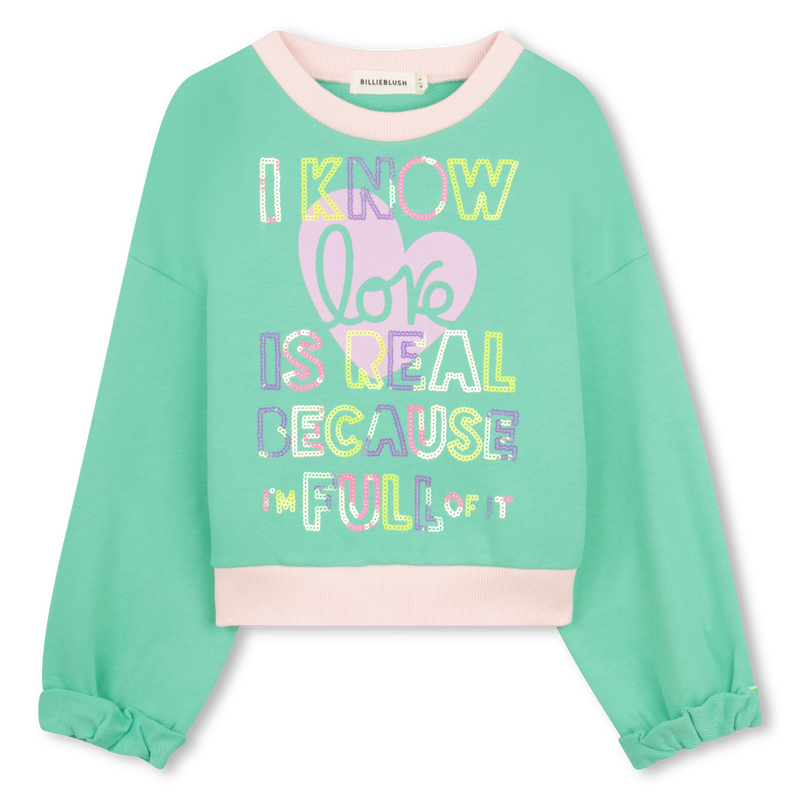 Billieblush Graphic Sequin Sweatshirt