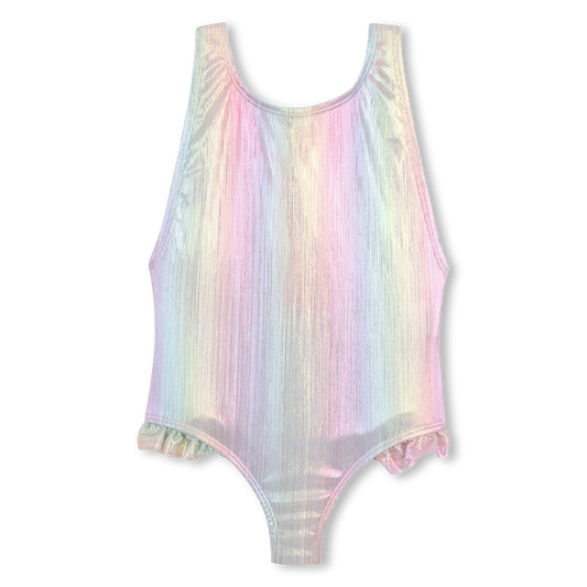 Billieblush Iridescent One Piece Swimsuit
